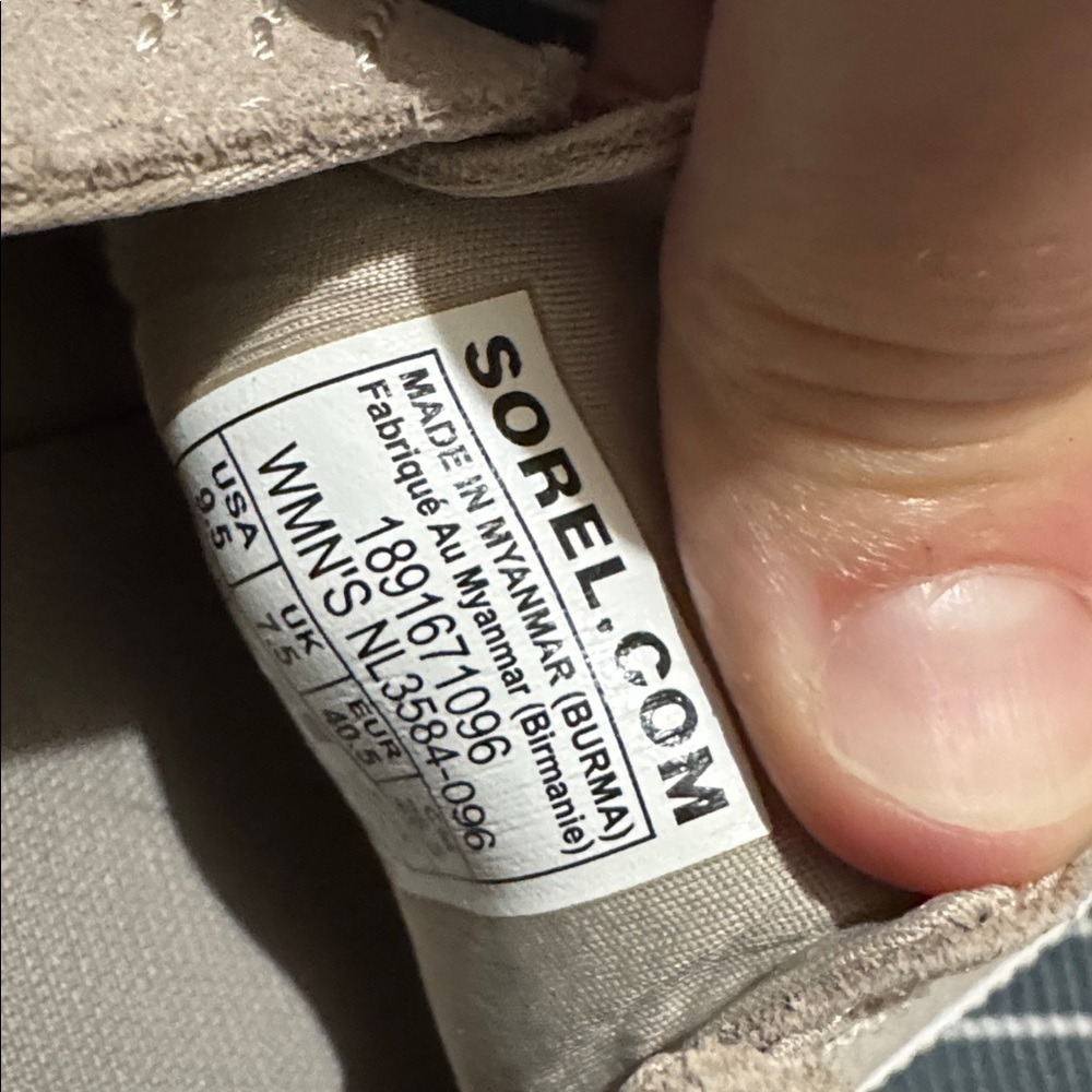 Sorel Women's Slip-On Sneakers in Light Beige - Picture 7 of 7